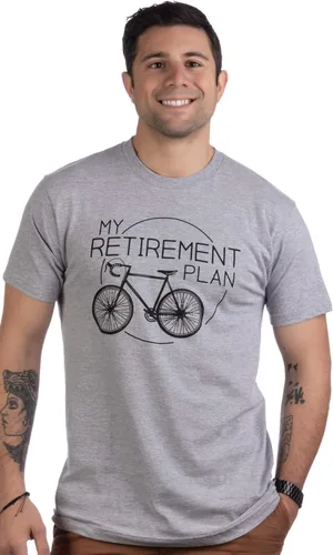 Miniatura 3 de My Retirement Plan (bicicleta) Divertida camiseta para ciclista jubilado