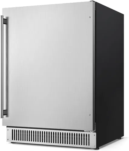 Miniatura 8 de Coolski - Refrigerador de bebidas de 24 pulgadas, 180 latas, debajo del mostrador, con acero inoxidable, refrigerador integrado y de pie