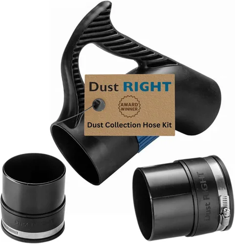 Miniatura 7 de Dust Right Barrido de piso de cambio rápido de 4 pulgadas – El kit de accesorios para colector de polvo incluye barrido de piso de cambio rápido