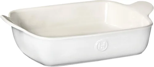 Miniatura 3 de Emile Henry Panadero rectangular pequeño de 10.25 x 7 pulgadas/0.9 cuartos de galón, colección Modern Classics Gris perla