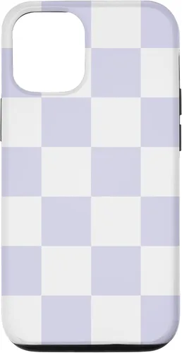 Miniatura 28 de Cute Pastel Lavender Off White Checker Pattern Design Case for iPhone 17