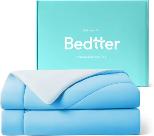 Miniatura 17 de Bedtter - Mantas refrescantes para personas que duermen con calor - Manta de verano fina y ligera, transpirable y suave, refrescante de doble cara