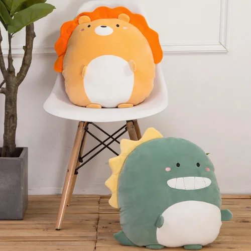 Miniatura 5 de Almohada de Peluche de León Suave Animal de Peluche Relleno Juguete de Peluche Almohada de Abrazo Regalos para Cumpleaños, San Valentín, Navidad, 16