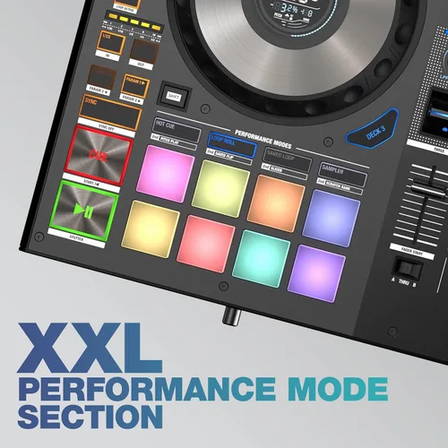 Miniatura 8 de Reloop Mixon 8 Pro Controlador DJ de 4 canales, negro