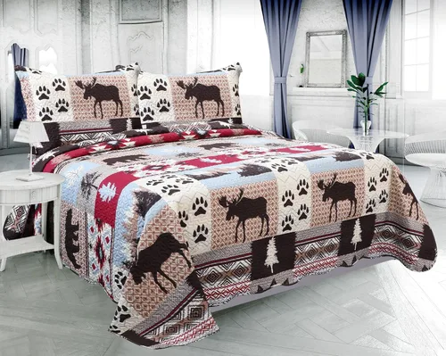 Miniatura 31 de Marina Decoration Juego de colcha de verano de 2 piezas con estampado de Pinsonic en relieve, ultra suave, con 1 funda acolchada, patrón de mandala