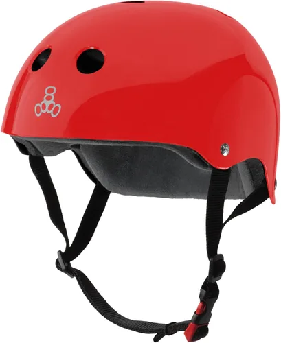 Miniatura 23 de Triple Eight Casco certificado Sweatsaver para patineta, BMX, Roller Derby, patinaje sobre ruedas, patinaje en línea, scooter y bicicleta Carbon