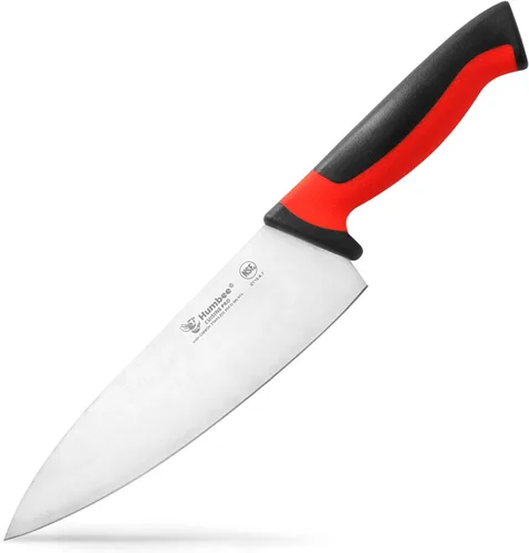 Miniatura 29 de Cuchillo de chef de 12 pulgadas, hoja de acero inoxidable de alto carbono certificada NSF – Mango ergonómico codificado por colores, cuchillo