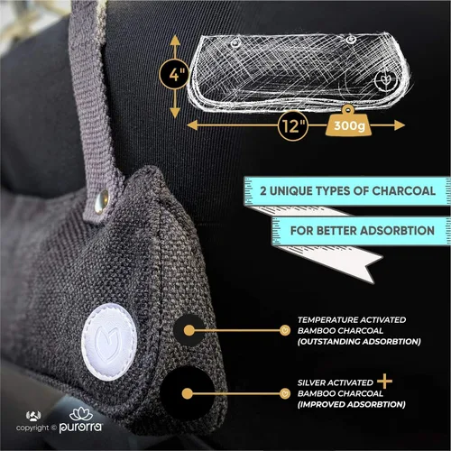 Miniatura 6 de Neutralizador de olores de coche – Eliminador de olores de coche natural – 3 piezas de ambientador de aire de coche con olor a humo