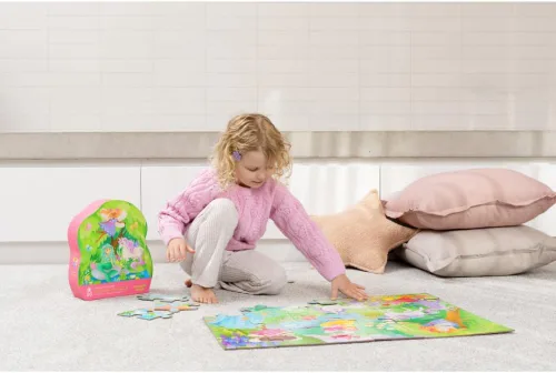 Miniatura 5 de Crocodile Creek Rompecabezas de Piso de 36 Piezas - Rompecabezas de Piso Divertidos para Niños de 3 a 5 Años - Caja con Forma Resistente para Amigos