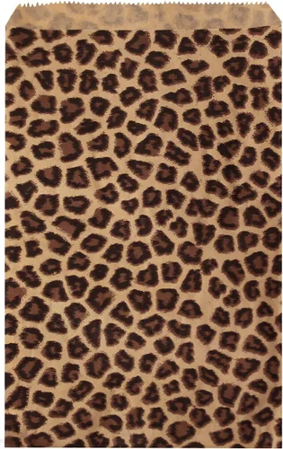 Ikee Design 200 unidades de papel de impresión plana liso de 6 x 9 pulgadas o bolsas de estraza estampadas para dulces, galletas, mercancía,