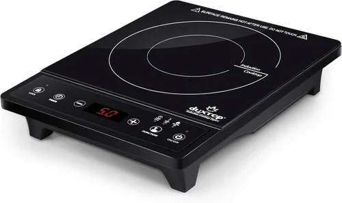 Duxtop - Parrilla de inducción portátil, quemador de encimera, quemador de inducción con temporizador y sensor táctil, 1800W 8500ST E210C2