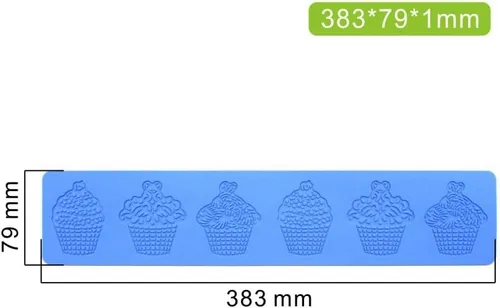 Miniatura 7 de Molde de silicona para cupcakes 3D para cupcakes, fondant, almohadilla de encaje, molde de silicona para pasteles, fondant, molde de arcilla