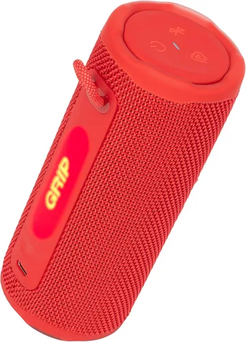 Miniatura 3 de JBL Grip - Altavoz Bluetooth portátil rojo (JBLGRIPRD) - IP68 impermeable y resistente al polvo Bluetooth 5.4 Impulso de sonido AI Batería