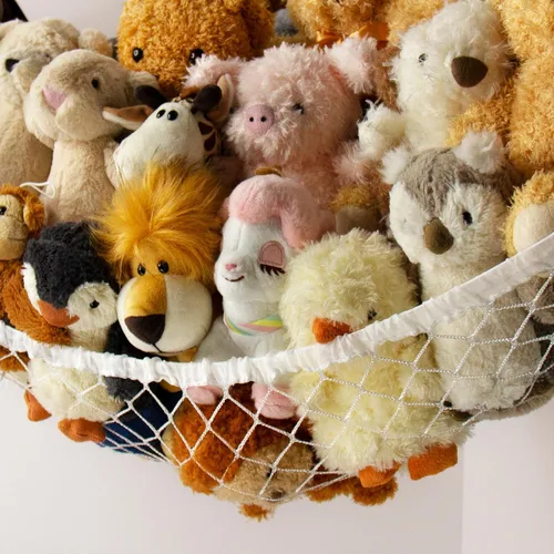 Miniatura 6 de Hamaca de Almacenamiento para Animales de Peluche Neto de Rincón - Gran Red de Hamaca de Juguete para Animales de Peluche Decoración de Habitación