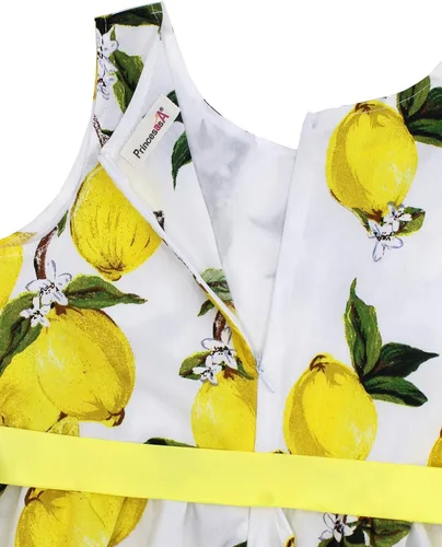 Miniatura 88 de Vestido de verano para niña, de algodón, con diseño floral
