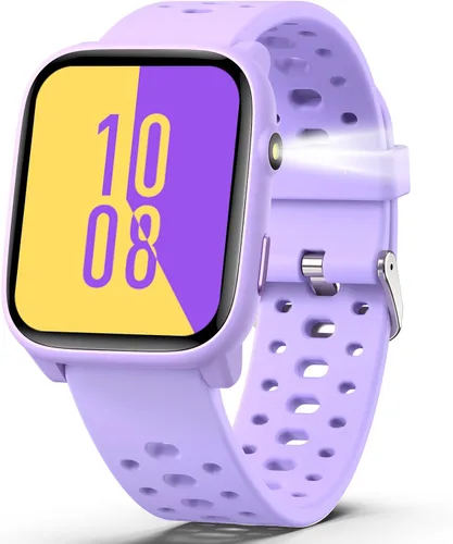 Miniatura 10 de Reloj inteligente para niños con juegos de rompecabezas, relojes para niños de 1.83", monitor de ritmo cardíaco, monitor de sueño, podómetro, reloj