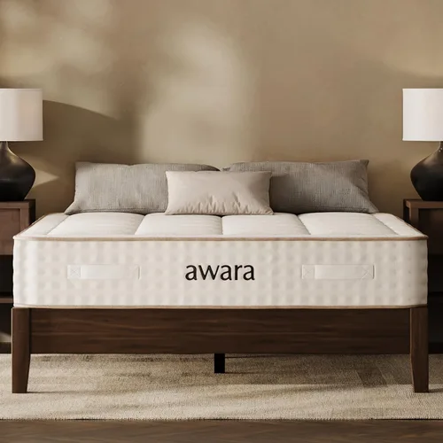 Miniatura 9 de Colchón híbrido individual Awara Premier Luxury de 12 pulgadas - Látex natural orgánico certificado - Lana sostenible de Nueva Zelanda - Sin fibra