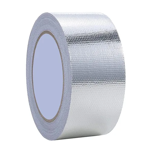 Miniatura 8 de Cinta de papel de aluminio de tela de fibra de vidrio, cinta autoadhesiva ignífuga a prueba de fugas de alta temperatura, cinta adhesiva de lámina