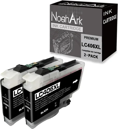 NoahArk LC406 LC406XL LC406 XL LC406 XL Cartucho de tinta de repuesto de alto rendimiento para impresora Brother MFC-J4335DW MFC-J4345DW MFC-J4535DW