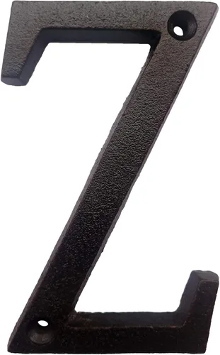 Miniatura 29 de BetLight Número de casa de hierro fundido de 5.5 pulgadas de alto, números de dirección de casa sólidos, elegante acabado marrón negro, fácil