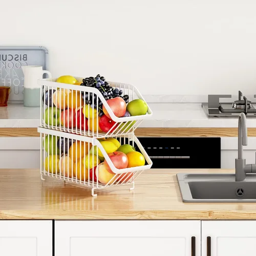 Miniatura 2 de GILLAS Paquete de 8 organizadores apilables de latas de soda para refrigerador, dispensador de latas, estante de almacenamiento de alimentos