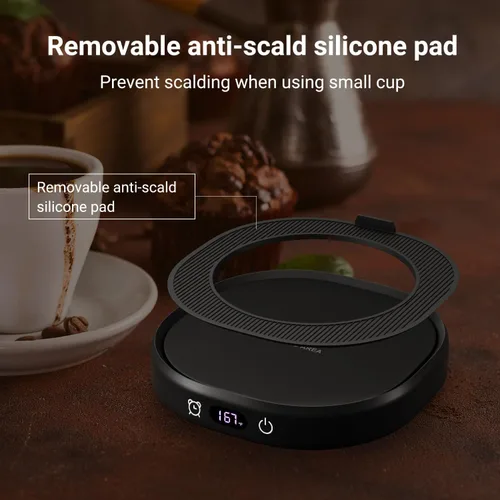 Miniatura 8 de Juego de Taza de Café Calentador y Eres Increíble, Calentador de Tazas Eléctrico para Escritorio, Calentador de Bebidas con 4 Ajustes