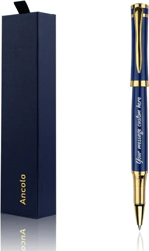 Miniatura 6 de Ancolo Fancy Roller Pen Set de bolígrafo de lujo con 2 recambios de tinta negra - 0.028 in. Bonitos bolígrafos de regalo para mujeres o hombres.