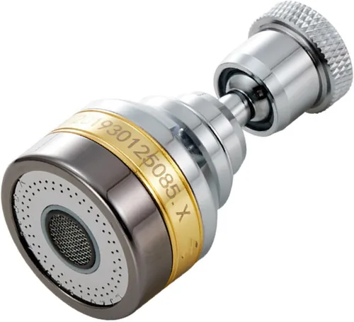Miniatura 10 de Accesorio rociador de grifo, cabezal rociador giratorio de 360 grados a prueba de salpicaduras de metal para cocina doméstica (longitud extendida)