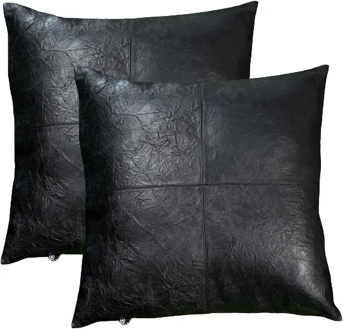 Miniatura 27 de Funda de almohada de piel de cordero – Funda de cojín para sofá, fundas decorativas para sala de estar o dormitorio de 20 x 20 pulgadas – Caja