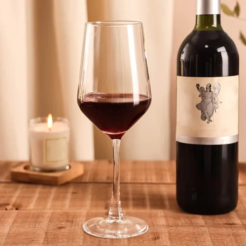 Miniatura 8 de YANGNAY Juego de 6 copas de vino de 13 onzas, color rojo o blanco con tallo, perfectas para el hogar, restaurante, lavavajillas