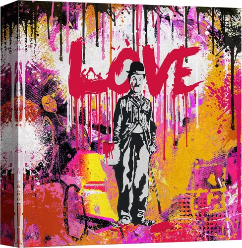 Miniatura 8 de NWT Lienzo impreso para pared, pintura en aerosol de ladrillo Audrey Hepburn Retrato Graffiti y arte callejero, ilustraciones abstractas, arte