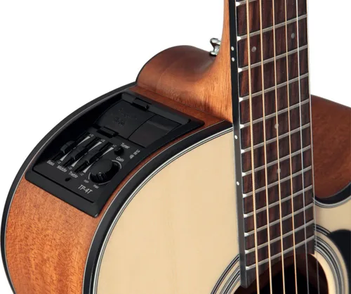Miniatura 4 de Takamine GX18CE - Guitarra acústica eléctrica Taka-mini de abeto sólido tamaño 3/4 con bolsa de concierto