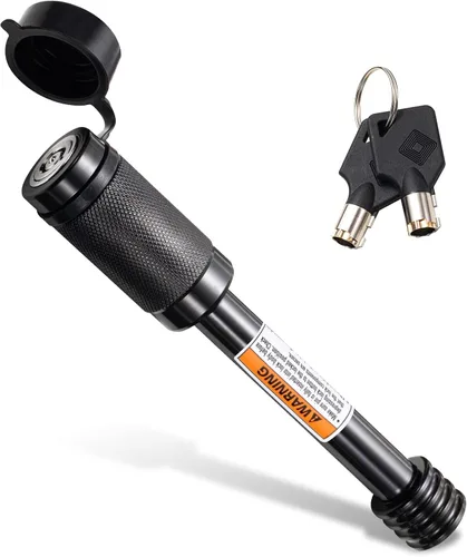 CZC AUTO - Cerradura para receptor de enganche de automóvil, con pasador de 5/8 pulgadas para receptor de clase III IV de 2 y 2-1/2 pulgadas, para