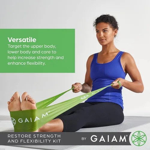 Miniatura 4 de Gaiam Juego de bandas de resistencia para restaurar la fuerza y la flexibilidad