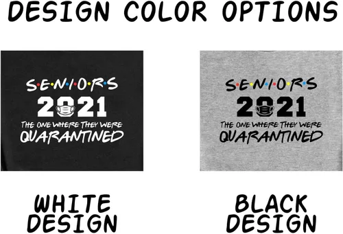Miniatura 3 de Seniors 2021 Quarantined tshirt, Seniors the one where they were quarantined 2021 T-Shirt, Friends Parody The One Quarantine, Seniors 2021 Shirt