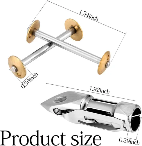 Miniatura 3 de Blulu 10 bobinas y 1 caja de bobina para máquina de coser compatible con Singer 27, 28, 127, 128 piezas de máquinas de coser Treadle