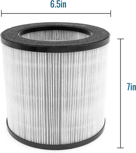 Miniatura 5 de Habitat Sistema de filtro de aire de filtración HEPA verdadero 150A(e), sensor de calidad del aire en tiempo real, cubre hasta 150 pies, elimina