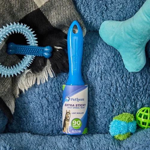 Miniatura 7 de PetLovers Juego de Rodillos Quitapelusas Extra Adhesivos de Gran Valor 720 Hojas para la Eliminación de Pelo de Mascotas y Ropa, Removedor de Pelusa