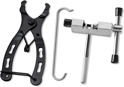 Herramienta de cadena de bicicleta, 3 piezas, alicates de eslabones de bicicleta + herramienta de deriva de cadena + gancho de cadena de bicicleta,