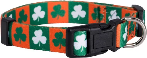 Miniatura 26 de Native Pup Collar de Perro con Bandera Americana - Rojo, Blanco y Azul - Collares Patrióticos para el 4 de Julio, EE.UU. - Ajustable para Perros