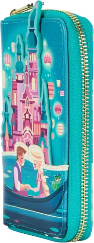 Miniatura 2 de Loungefly Disney Tangled Princess Castle - Cartera con cremallera alrededor