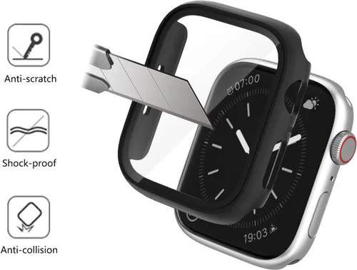 Miniatura 3 de COMMUTER [Paquete de 16] para Apple Watch Series 3/2/1 Protector de pantalla de 1.496 pulgadas, carcasa rígida de policarbonato ultrafino