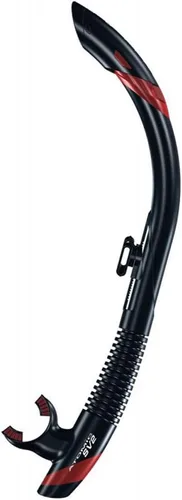 Miniatura 5 de ATOMIC AQUATICS SV2 - Snorkel de buceo flexible de alto rendimiento con parte superior semiseca, boquilla de silicona doble y soporte de desconexión