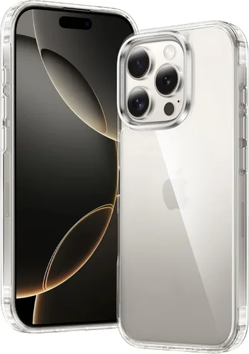 Miniatura 767 de FNTCASE Funda para iPhone 13 Pro-Max: Fundas magnéticas transparentes compatibles con Magsafe Slim anti amarillamiento protección contra caídas