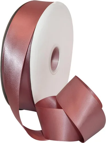 Miniatura 61 de Morex Ribbon Cinta de satén de doble cara de 1/4 pulgadas x 100 yardas, cinta blanca antigua para envolver regalos, tarjetas de regalo