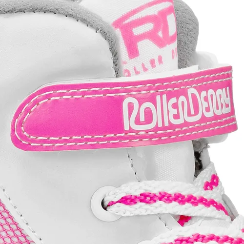 Miniatura 4 de Roller Derby Firestar Patines para Niños, Niñas, Principiantes, Infantiles Blanco/Rosa