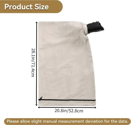 Miniatura 4 de 127-7040 - Soplador de hojas para aspiradora compatible con Toro 51574 51592 51593 51602 51609 51581 51558 – Bolsa de metal para aspiradora