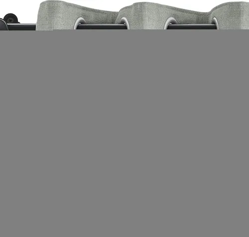 Miniatura 73 de Fcosie Cortinas opacas de lino 100 % opacas de 50 pulgadas de ancho x 63 pulgadas de largo, paneles de cortina con ojales para sala de estar
