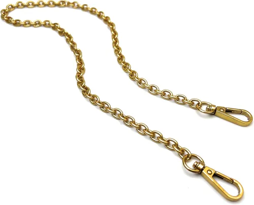 Correas de metal para monedero, reemplazo de cadena para bolso cruzado de hombro, axila, cadena de rastro, Dorado antiguo