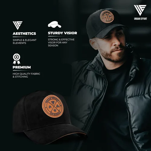 Miniatura 30 de Urban Effort Gorra trasera de malla, para hombres y mujeres, gorra de béisbol de 5 paneles, gran cierre a presión para caza y senderismo
